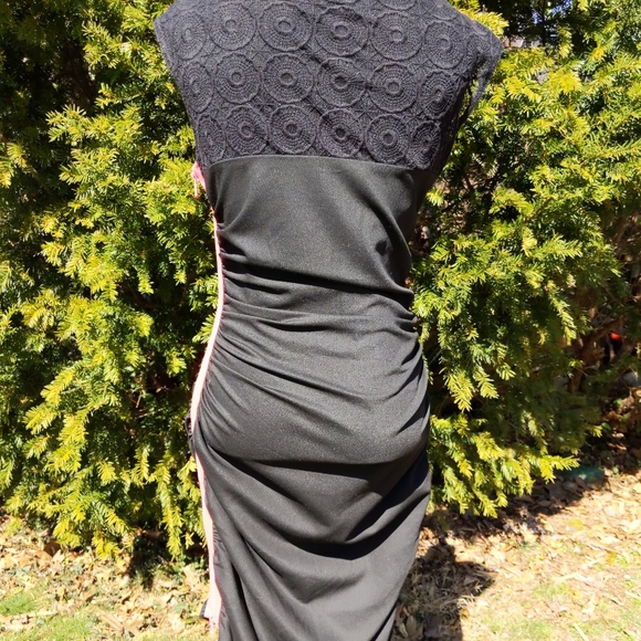 Rachel Roy Black draped dress - Picture 10 of 12
